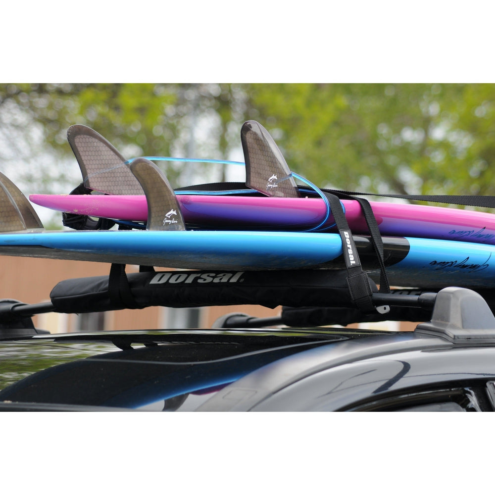 DORSAL Aero Roof Rack Pads for Factory and Wide Crossbars - Pack of 2 for Surfboards Kayaks Sups Snowboards-3
